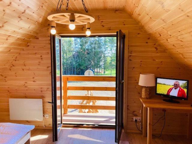 Kalinowy Sad Domki Z Jacuzzi I Sauna Mikołajki Exteriör bild
