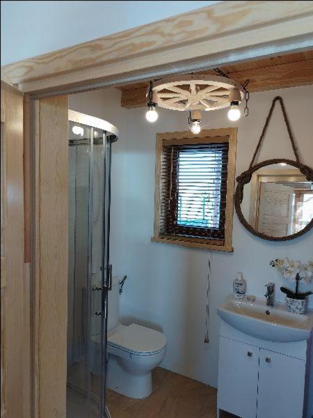 Kalinowy Sad Domki Z Jacuzzi I Sauna Mikołajki Exteriör bild